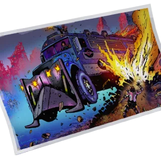 Очень боевой автобус