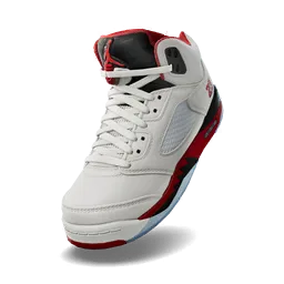 Air Jordan 5 Retro OG 'Black Tongue/Fire Red'