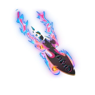 Пылающий скейт