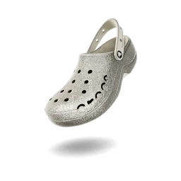 Crocs Baya Glitter Platform Clog 'Pearl White'