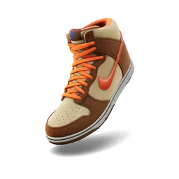 Nike Dunk High 'Beechtree/Orange Blaze'